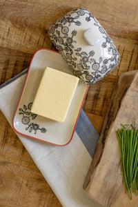 Tranquillo Floral Butter Dish