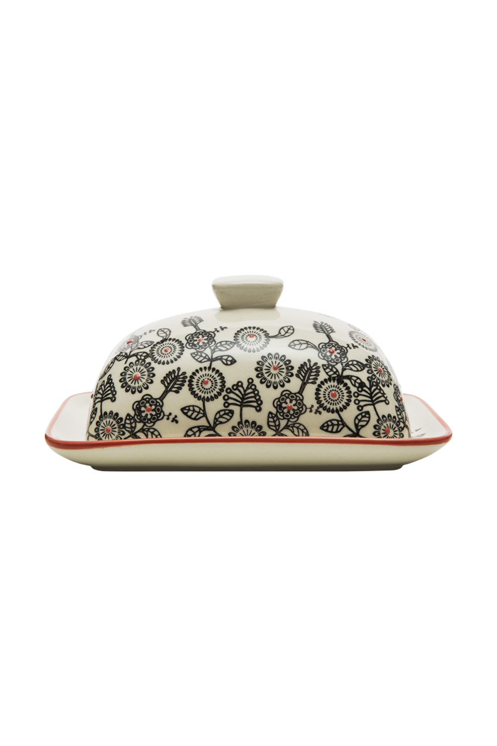 Tranquillo Floral Butter Dish