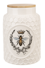 Load image into Gallery viewer, Bee Crest Honeycomb Canister
