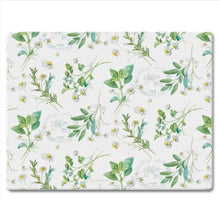 Load image into Gallery viewer, Counter Art Floursack Herbs Small Cutting Board Counter Saver
