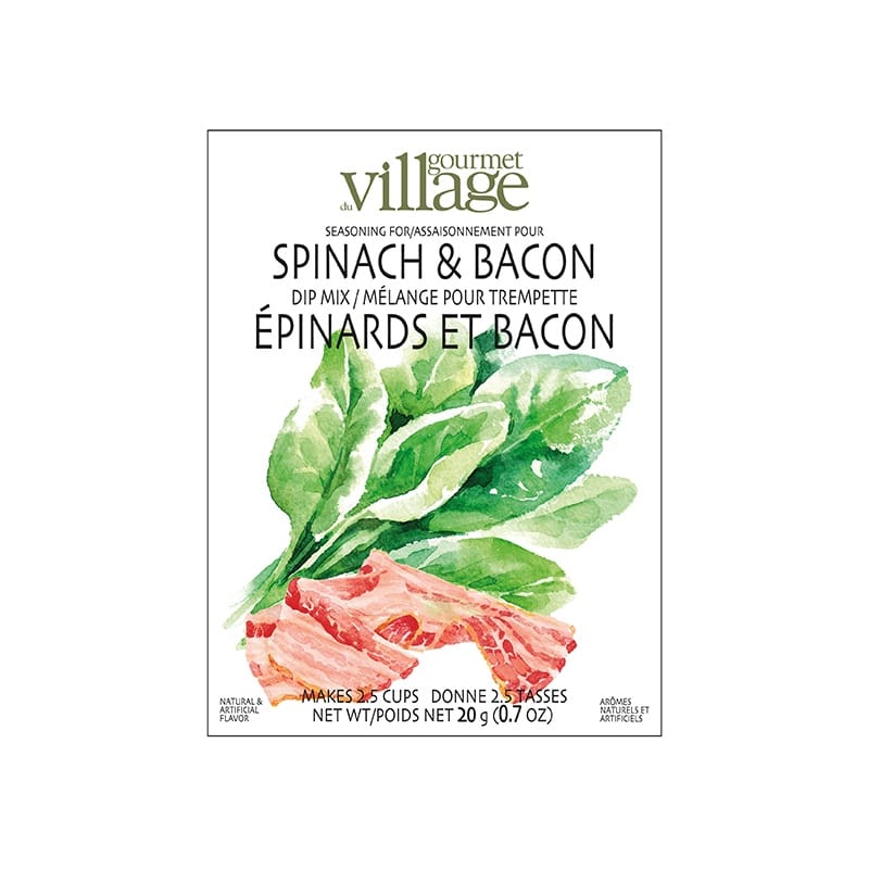 Gourmet Village Spinach and Bacon Dip Card