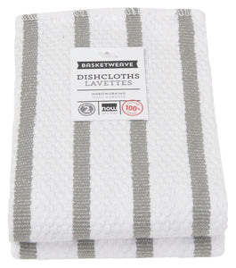 Danica Now Designs Basketweave Dishcloth London Grey