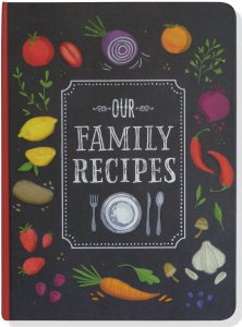Peter Pauper Press Family Recipes Journal