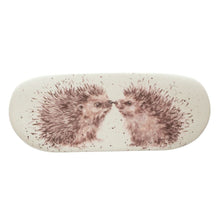 Load image into Gallery viewer, Wrendale Designs Hogs &amp; Kisses Hedgehog Glass Case
