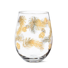 Load image into Gallery viewer, Abbott Gold Pinecone Stemless Goblet
