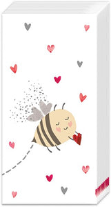 IHR Bee My Valentine Paper Napkins