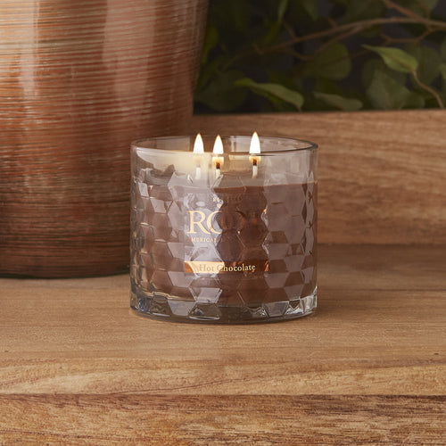 Root Candles Hot Chocolate 3 Wick Honeycomb Candle