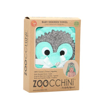 Load image into Gallery viewer, Zoocchini Baby Hooded Towel Hedgehog
