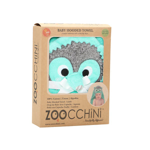 Zoocchini Baby Hooded Towel Hedgehog