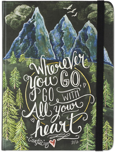 Peter Pauper Press Wherever You Go, Go With All Your Heart Journal