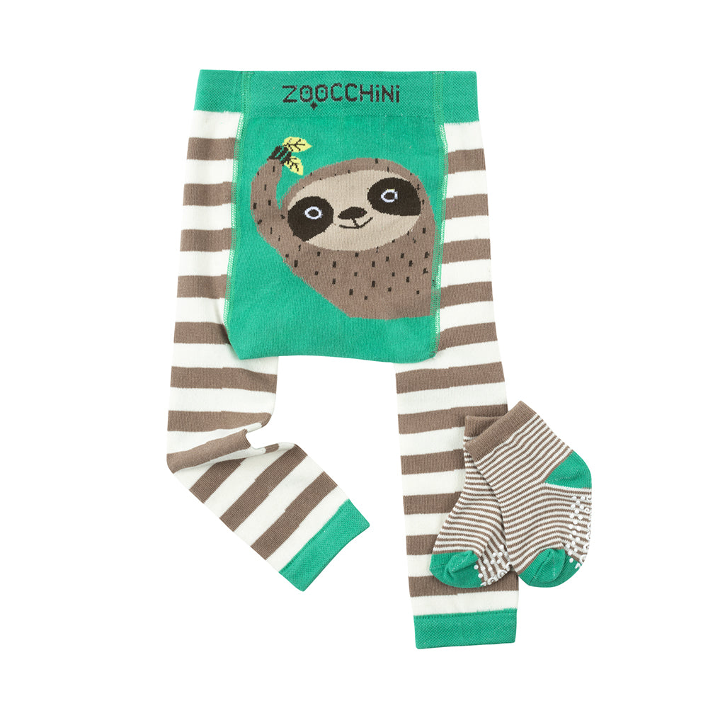 Zoochini Legging & Sock Set Silas Sloth