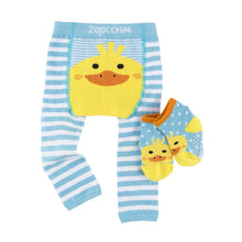 Load image into Gallery viewer, Legging &amp; Sock Set Puddles Duck
