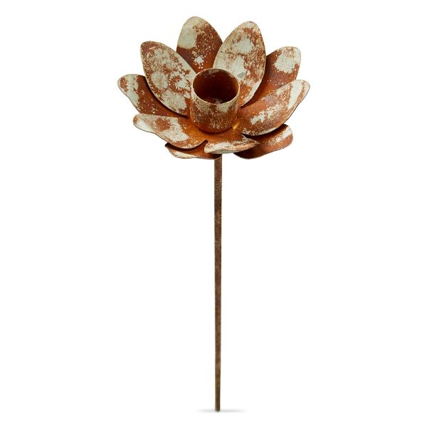 Tag Lotus Candle Garden Stake