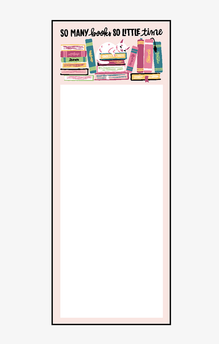 Hatley Little Blue House Book Club Magnetic Listpad