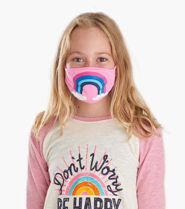 Non-Medical Reusable Youth Face Mask - Rainbow