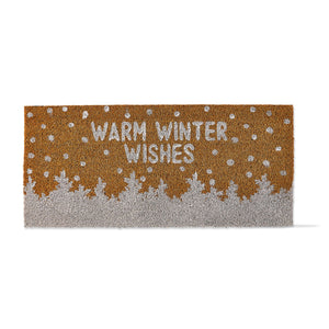 Warm Winter Wishes Door Mat