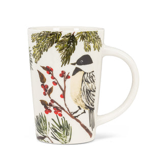 Abbott Chickadee on Branch Tall Mug