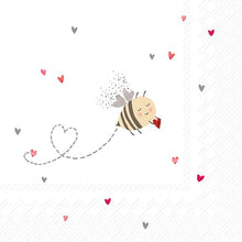 Load image into Gallery viewer, IHR Bee My Valentine Paper Napkins
