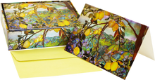 Load image into Gallery viewer, Peter Pauper Press Tiffany Lemon Tree Notecards
