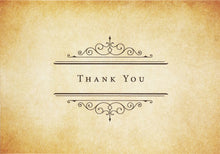 Load image into Gallery viewer, Peter Pauper Press Vintage Parchment Thank you Notecards

