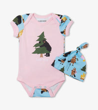Load image into Gallery viewer, Hatley Little Blue House Onesie Life in the Wild Pink
