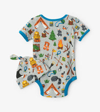 Load image into Gallery viewer, Retro Camping Onesie
