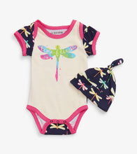 Load image into Gallery viewer, Hatley Little Blue House Dragonflies Onesie
