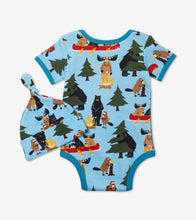 Load image into Gallery viewer, Little Blue House Life in the Wild Onesie
