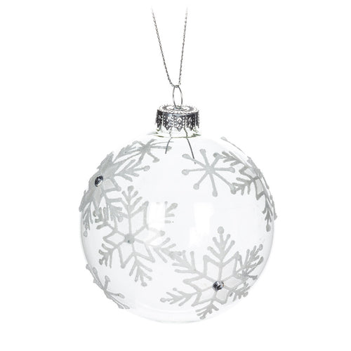Abbott Snowflake Ball Ornament