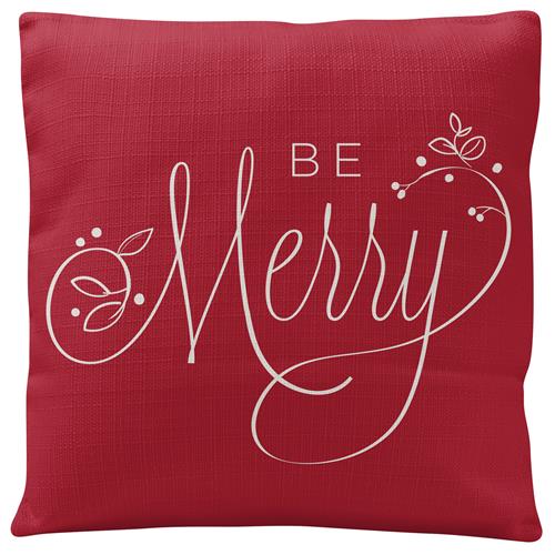 'Be Merry' Pillow