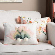 Load image into Gallery viewer,    PIllowBunny  2000 × 2000px  Sullivans Watercolor Bunny Pompom Pillow
