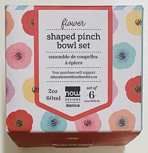 Flower Shaped Pinch Bowl Set