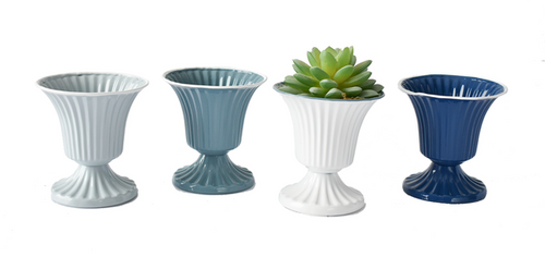 Ganz Shades of Blue Mini Urn Planter