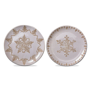 Tag Falling Snow Appetizer Plate