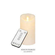 Load image into Gallery viewer, Ivory Reallite Flameless Pillar Candle
