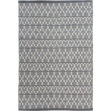 Load image into Gallery viewer, Jazzy Pewter Dhurrie Rug

