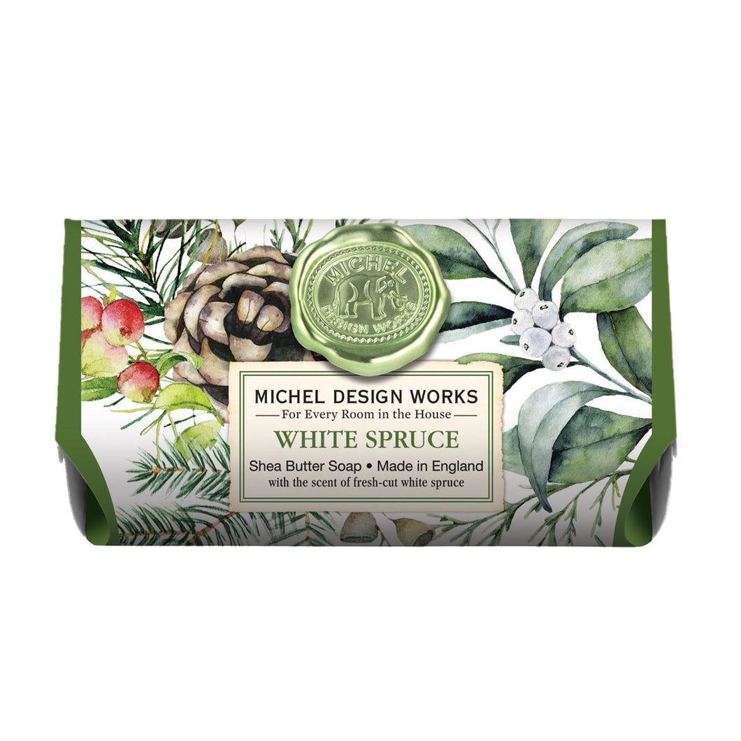 Michel Design Works White Spruce Soap Bar