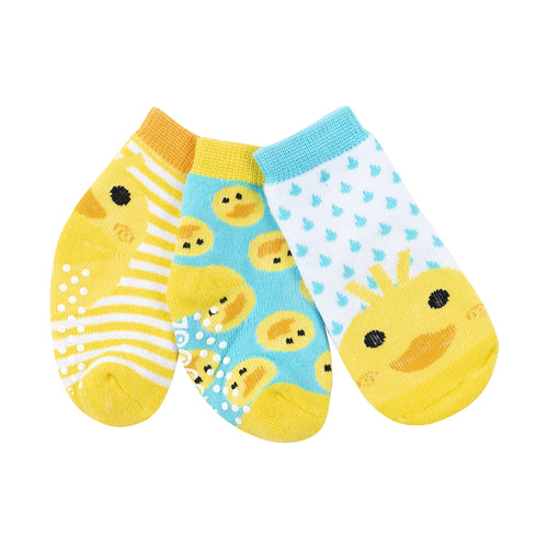 Zoocchini Buddy Baby 3 Pair Sock Set Puddles the Duck