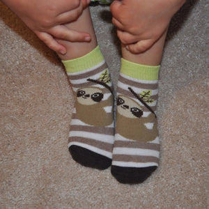 Zoocchini Buddy Baby 3 Pair Sock Set Silas Sloth