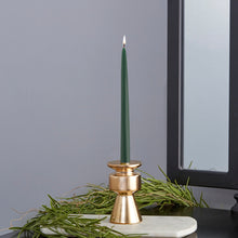 Load image into Gallery viewer, Dipped Taper Candle - Dark Green
