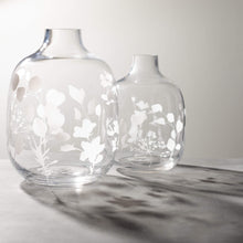 Load image into Gallery viewer, Sullivans Etched Clear Vase
