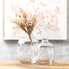 Load image into Gallery viewer, Sullivans Etched Clear Vase
