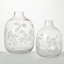 Load image into Gallery viewer, Sullivans Etched Clear Vase
