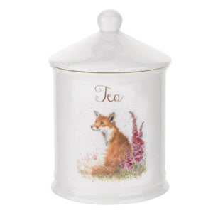 Wrendale Canister Tea Foxglove Fox